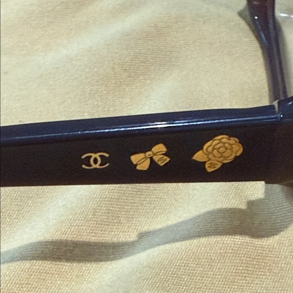 CHANEL brown Rectangular Optical Frames - Picture 5 of 7